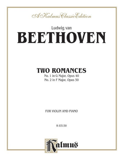 Romances 2 Op 40/50 Violin