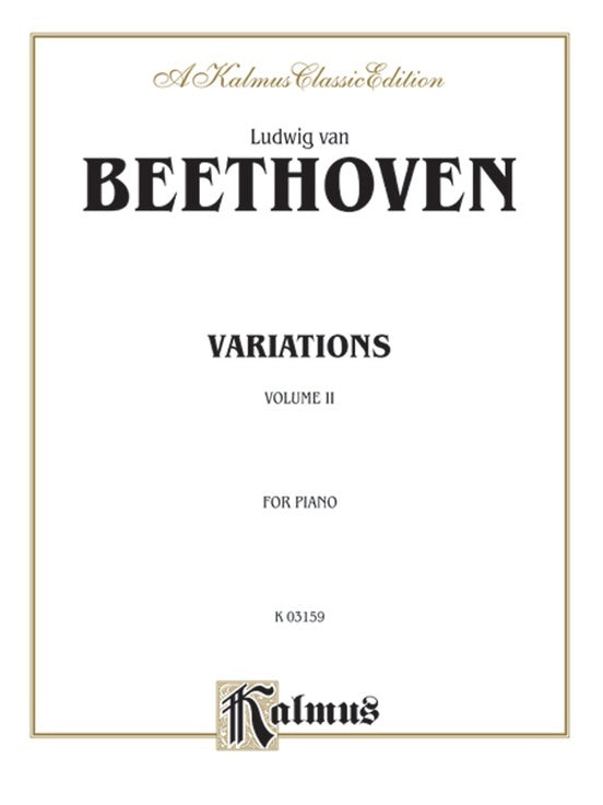 Variations Book 2 Piano Sheet Music