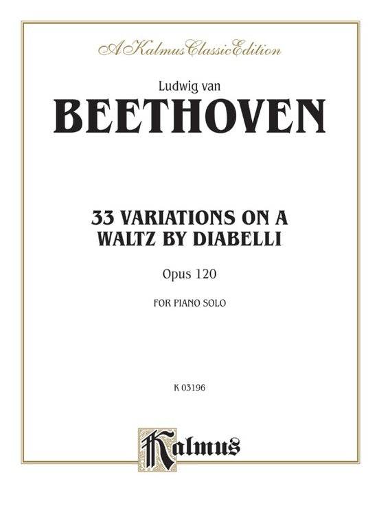 Variations Piano Sheet Music