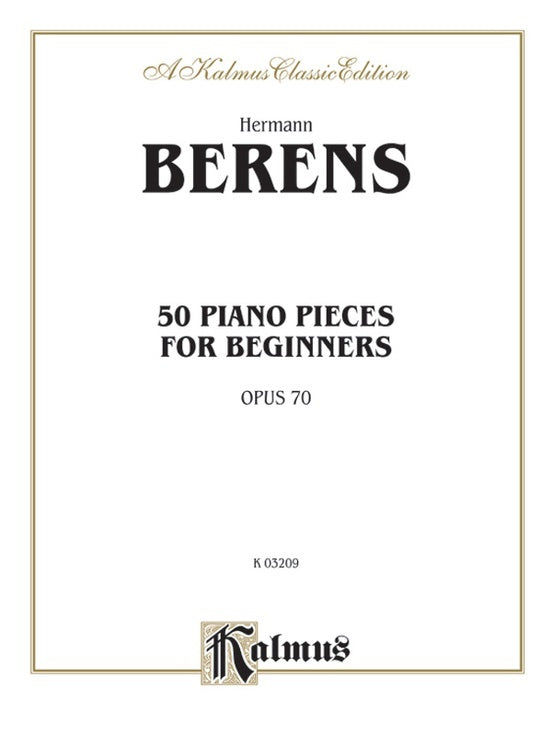 Pieces 50 Op 70 Piano