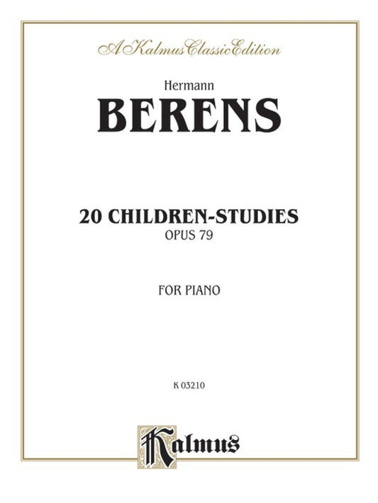 Childrens Studies 20 Op 79 Ps