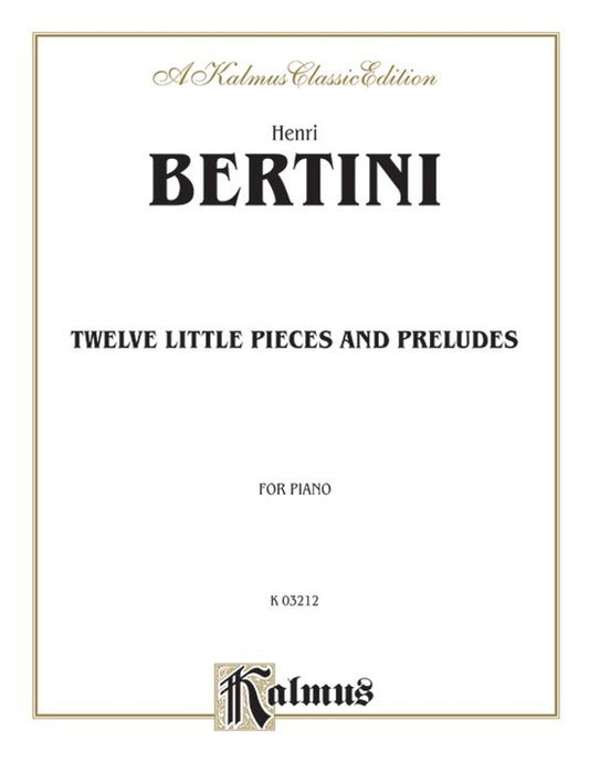 Pieces And Preludes 12 Piano