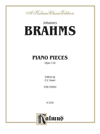 Piano Pieces Op 118