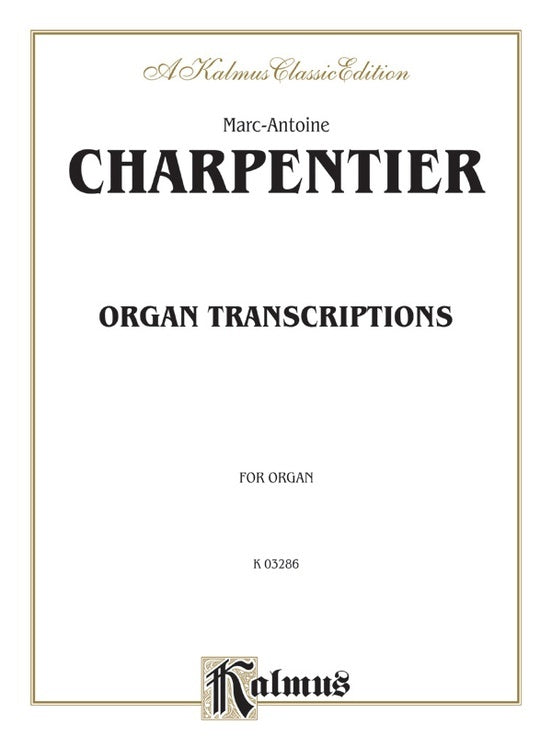 Charpentier Organ Transc