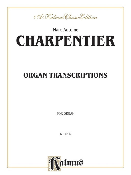 Charpentier Organ Transc