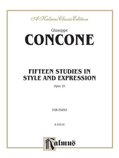 Studies 15 Op 25 Piano Sheet Music