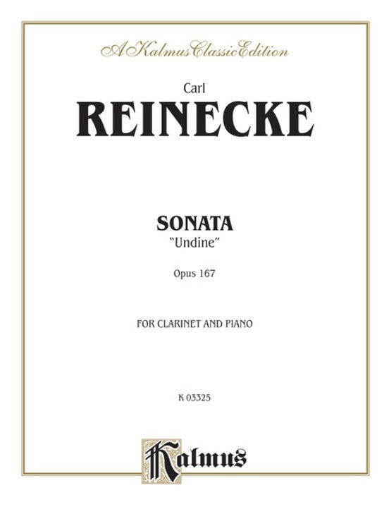 Sonata for Clarinet and Piano Op. 167 Sheet Music