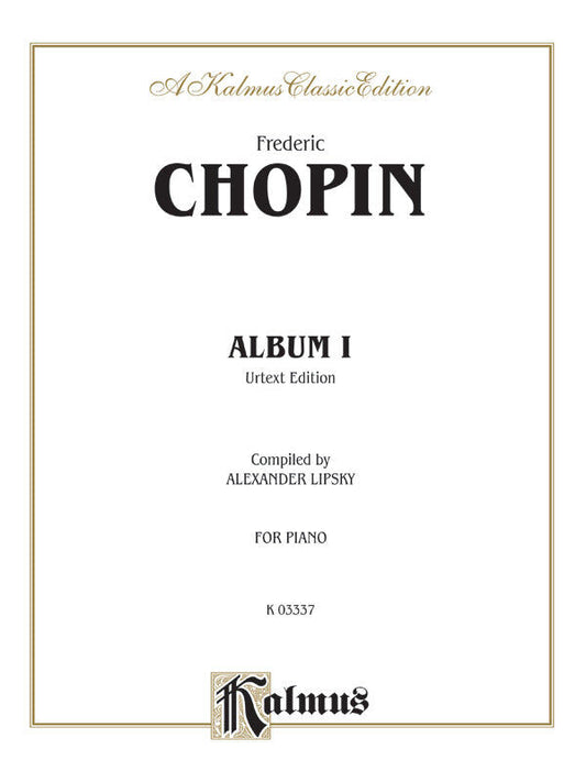 Album for Piano BK 1 Urtext Edition by Ed Scholtz - Chopin Works