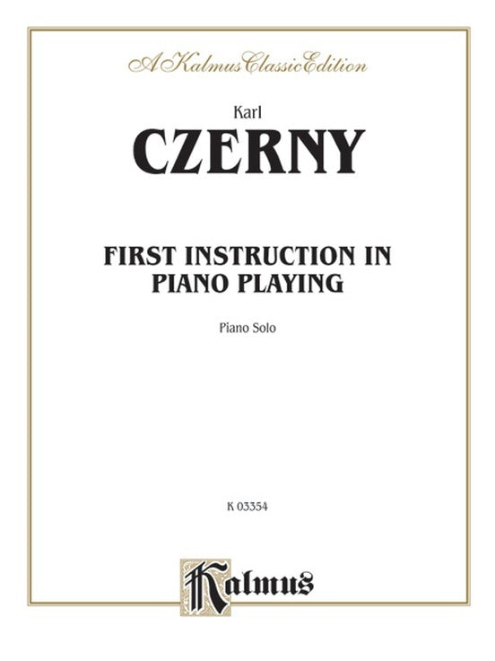 First Instruction In Piano Playing
