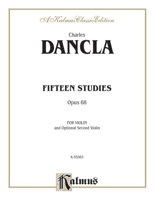 Fifteen Studies Op 68 for Violin Sheet Music