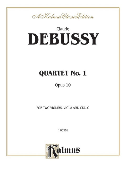 String Quartet Op 10 - Chamber Sheet Music
