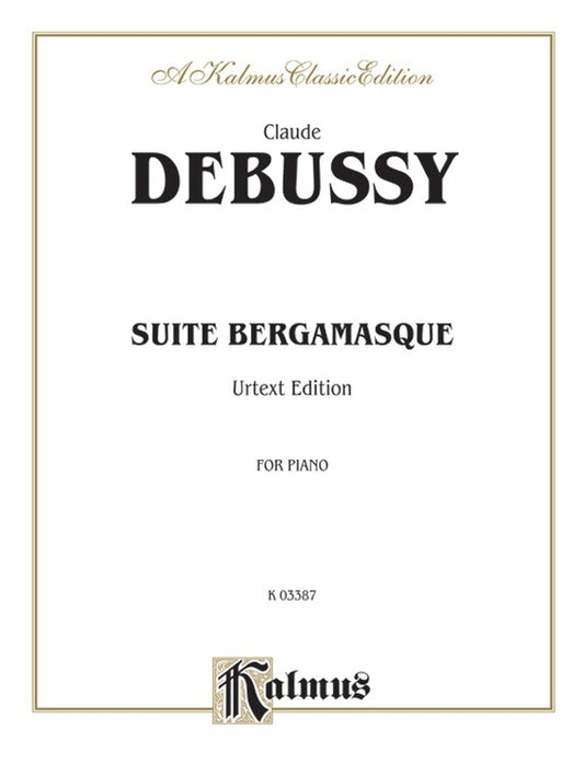 Suite Bergamasque Piano Sheet Music