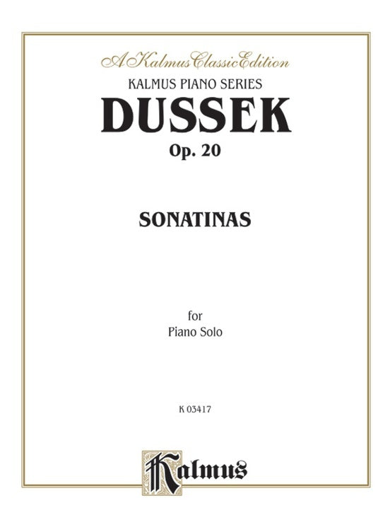 Sonatinas Op 20 Piano Sheet Music