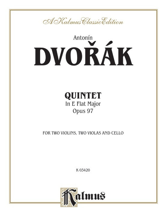 String Quintets Op 97 No 5 - Chamber Sheet Music