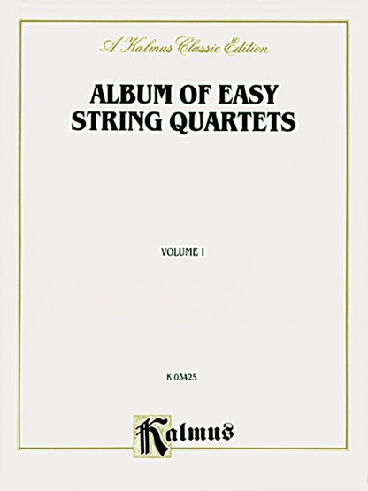 Album of Easy String Quartets Vol I - Chamber Sheet Music