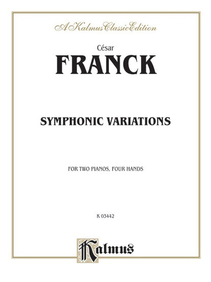 Symphonic Variations for 2 Pianos, 4 Hands - Vocal Sheet Music