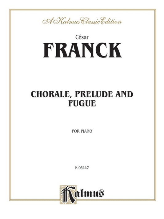 Choraleprelfugue Piano