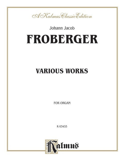 Various Organ Works - Piano and Organ Sheet Music