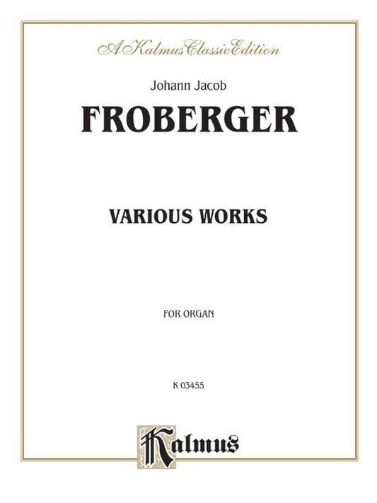 Various Organ Works - Piano and Organ Sheet Music