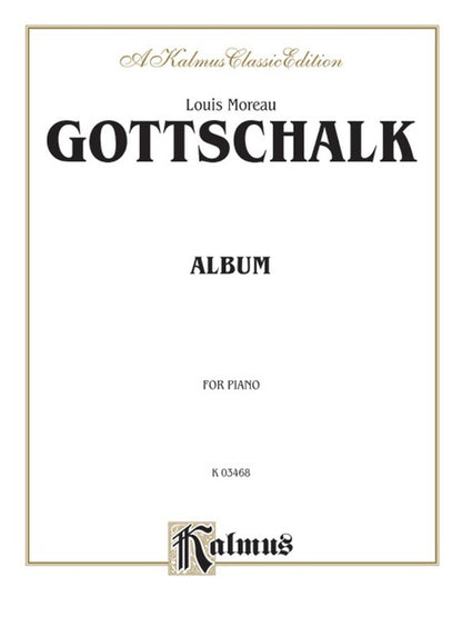 Gottschalk Album Piano Solos
