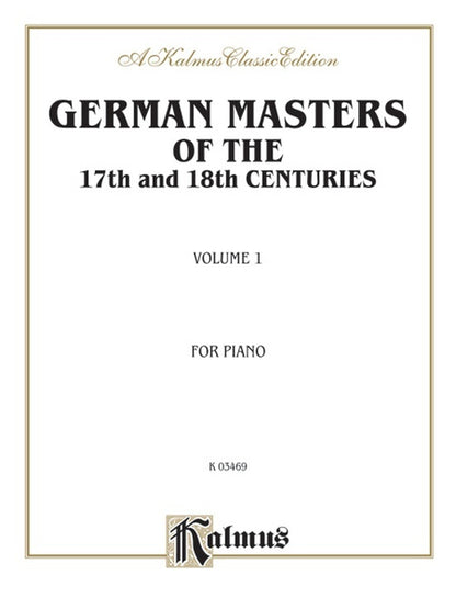 German Masters 17 & 18 Centuries Piano