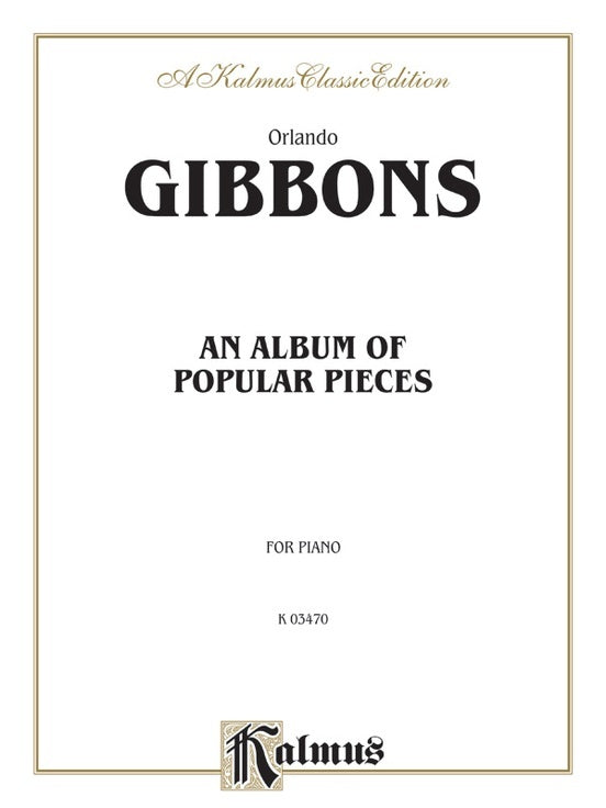 Gibbons Album Piano