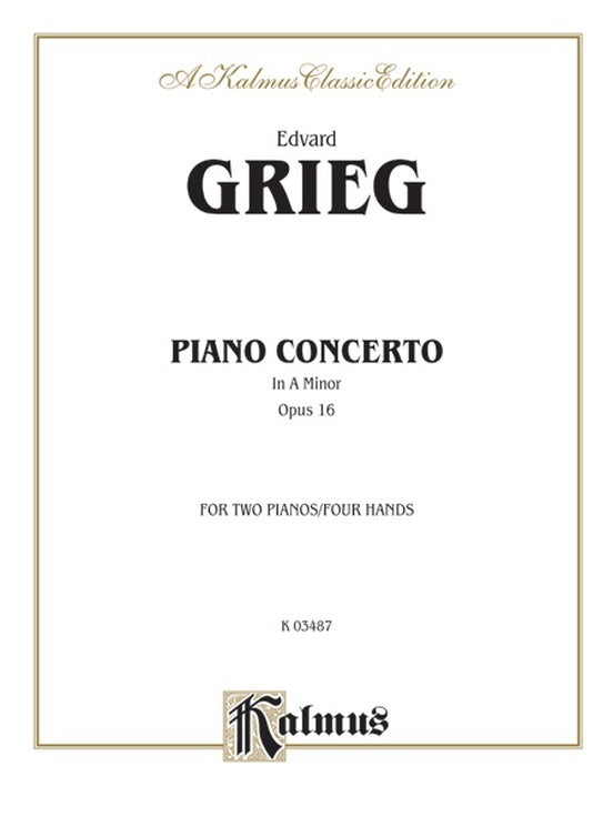 Concerto Op 16 A Min 2P4H
