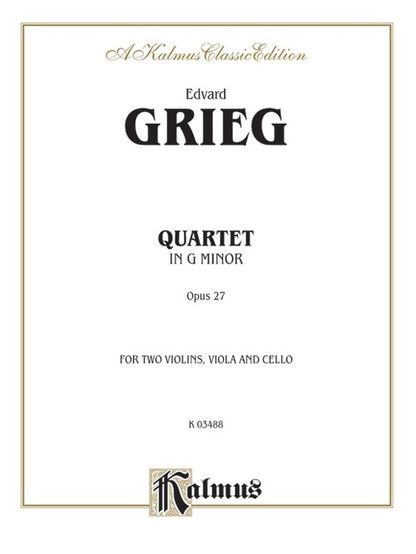 String Quartet Op 27 - Chamber Sheet Music
