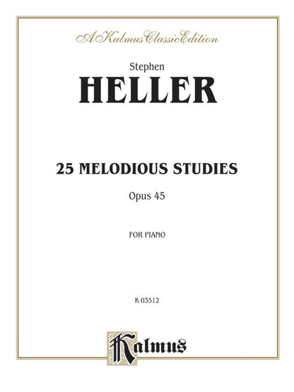 25 Melodious Studies Op 45 For Piano