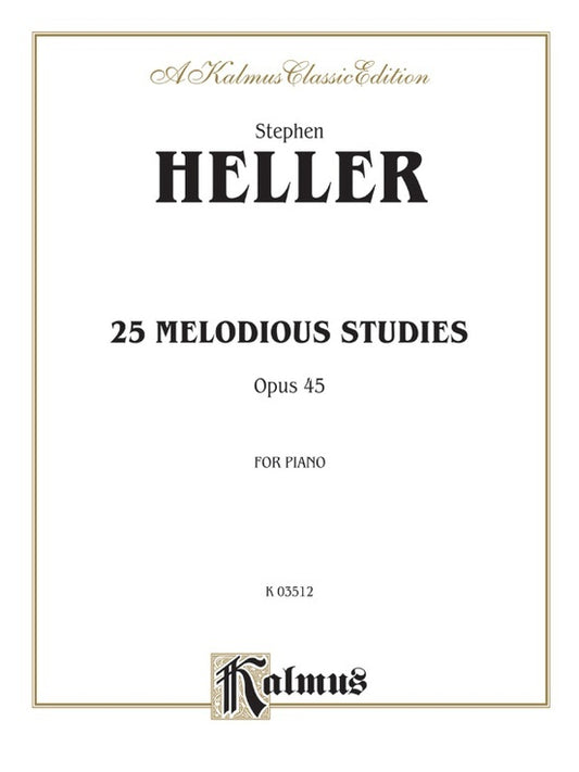 25 Melodious Studies Op 45 For Piano