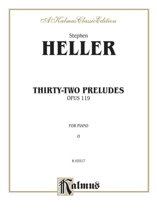 32 Preludes Op 119 For Piano