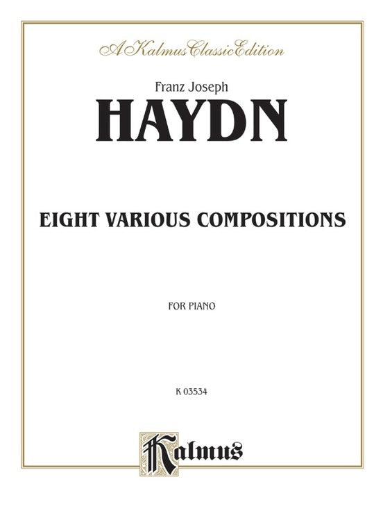 Variations for Piano - Sheet Music