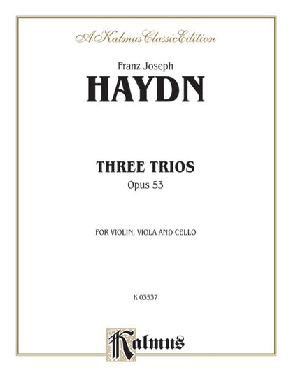 String Trios 3 Op 53 - Chamber Sheet Music