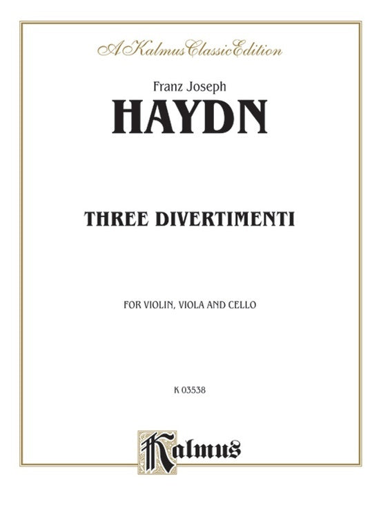 Divertimenti 3 Violin Viola Vc