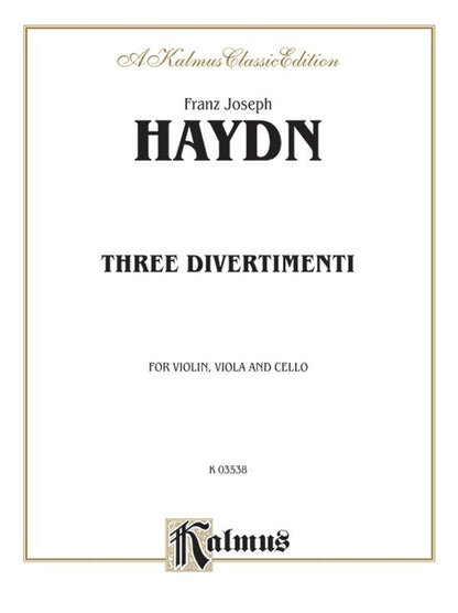 Divertimenti 3 Violin Viola Vc