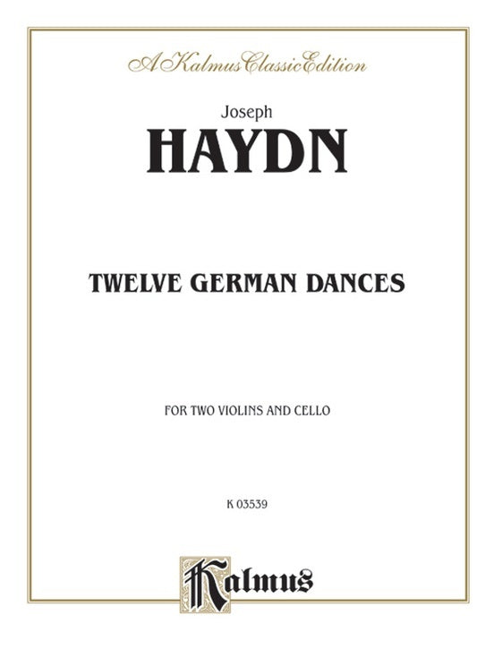 German Dances 12 For 2 Violin/Vc