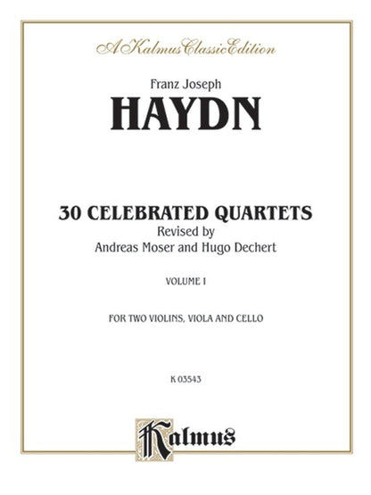 String Quartets 30 BK 1-4 Chamber Sheet Music