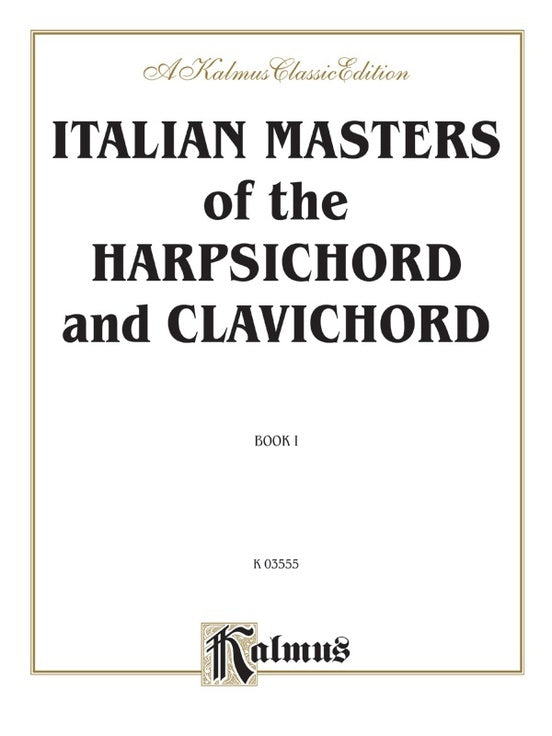 Italian Masters Book 1 Piano
