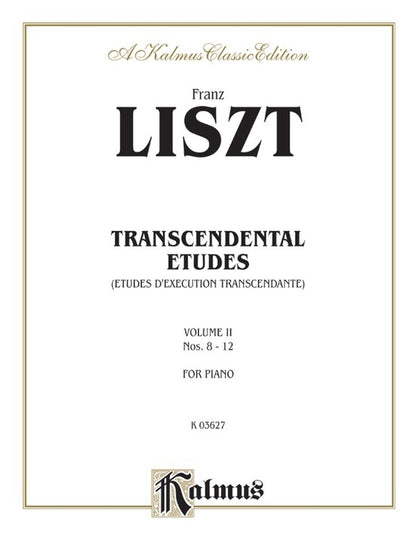 Etudes Dexecution Transcendante Book 2 Piano