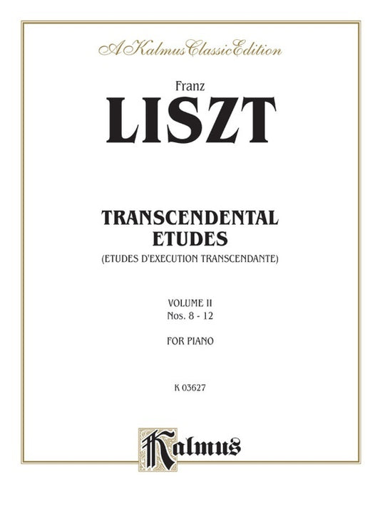 Etudes Dexecution Transcendante Book 2 Piano