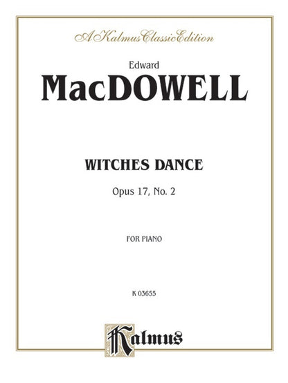 Witches Dance Piano Sheet Music