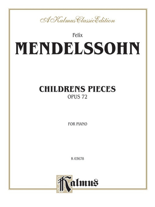 Child Pieces Op 72 Piano