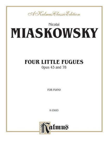 4 Little Fugues Piano Sheet Music