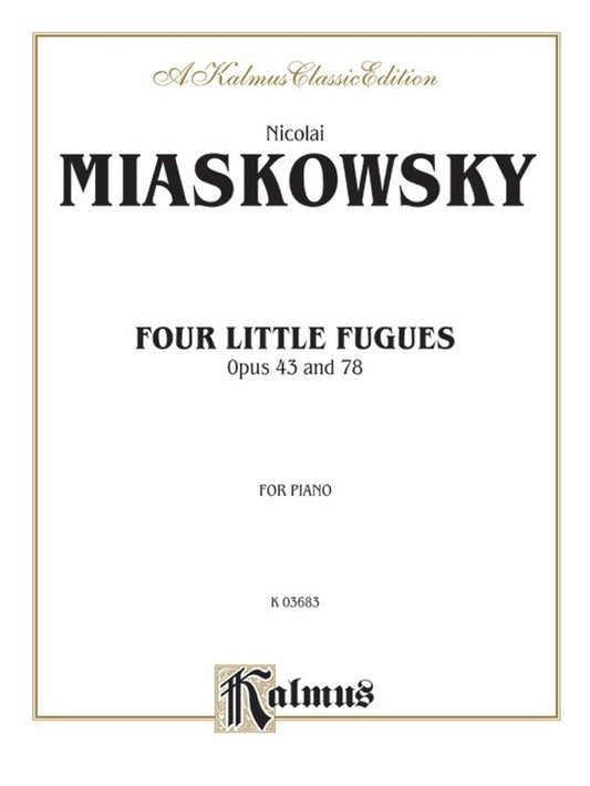 4 Little Fugues Piano Sheet Music