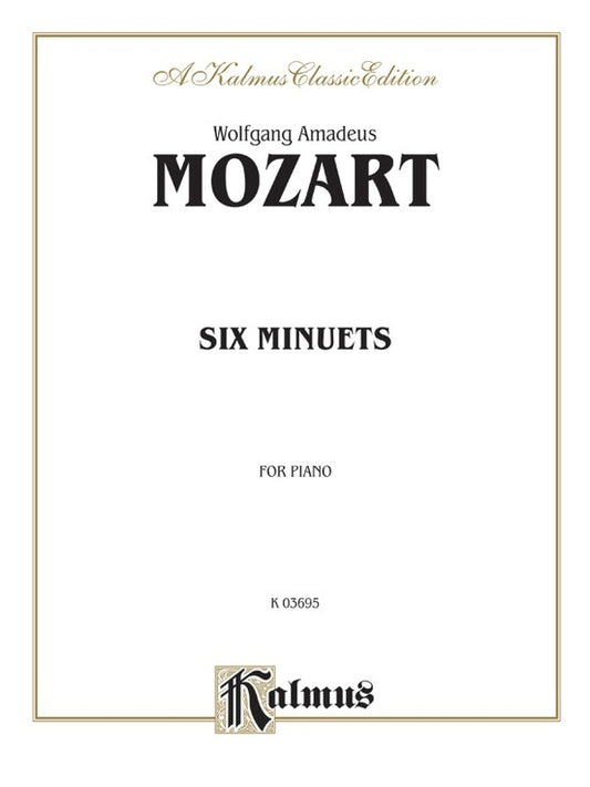 6 Minuets Piano Sheet Music