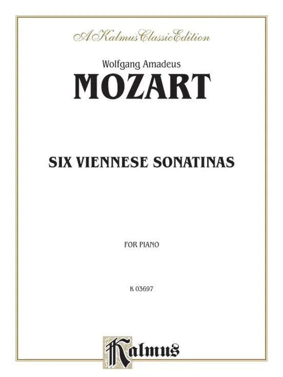 6 Viennese Sonatinas for Piano - Mozart - Kalmus K03697