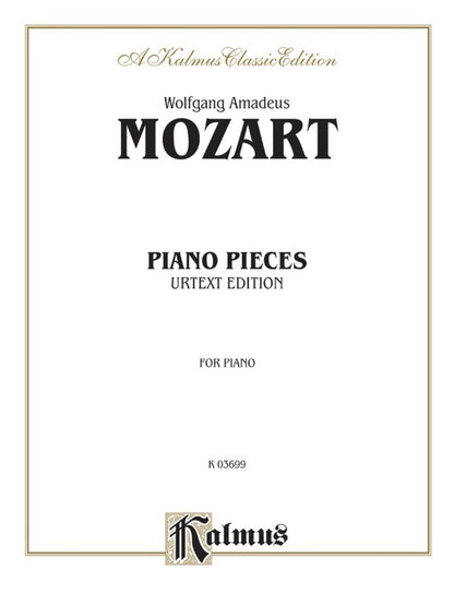 Mozart Various Pieces Piano