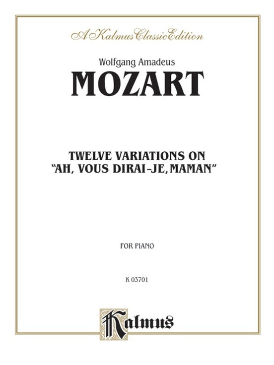 Varahdirais Je Maman Piano Sheet Music