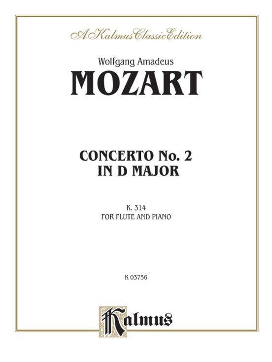 Flute Concerto No 2 K314