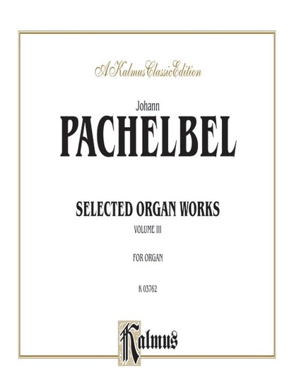 Organ Works Book 3 Chorale Preludes